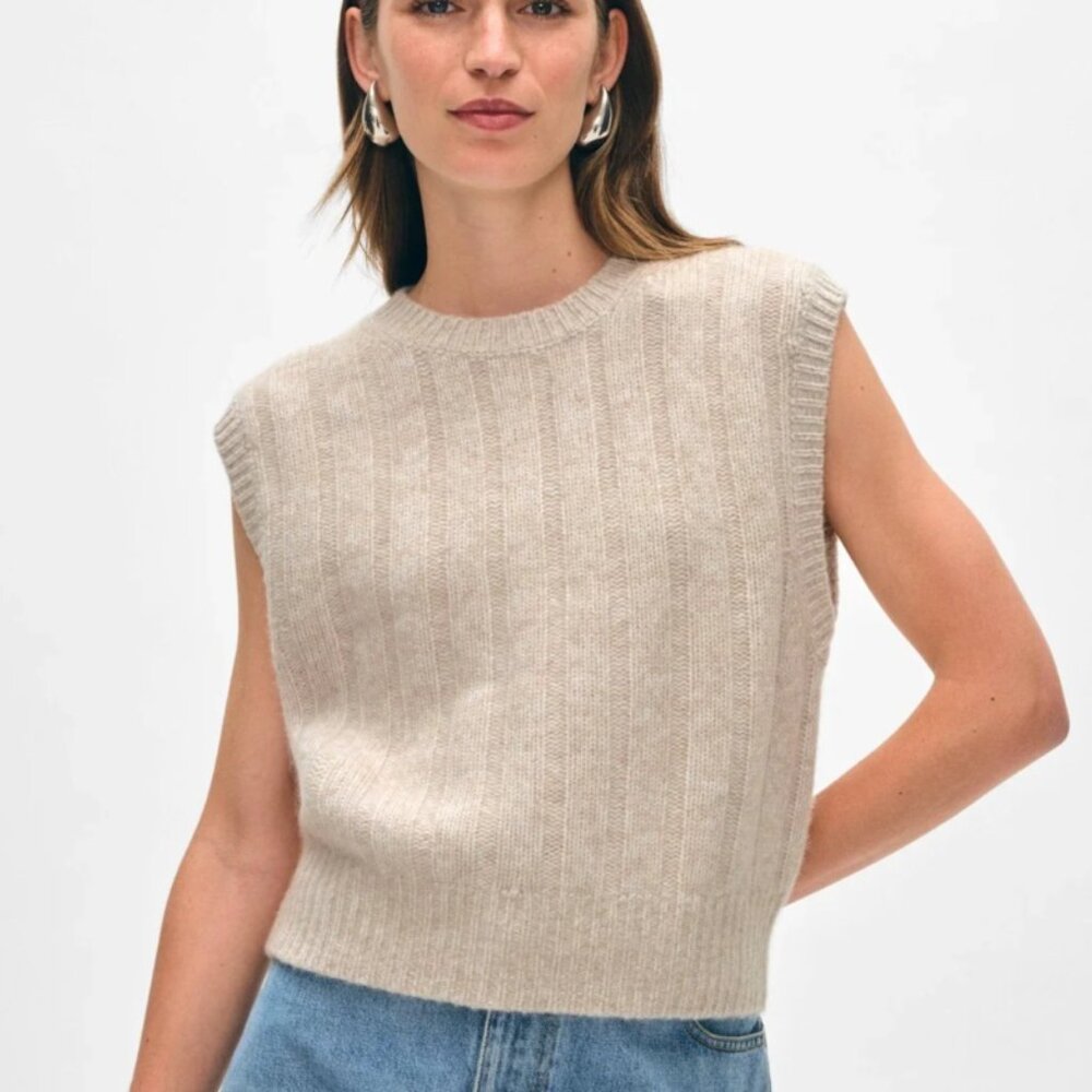 White and Warren Cashmere Shell